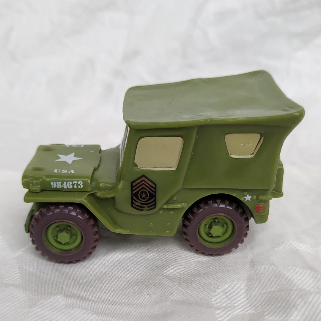 Disney Pixar The Cars Movie Jeep Willys Bahan Plastik, Toys & Collectibles, Mainan di Carousell
