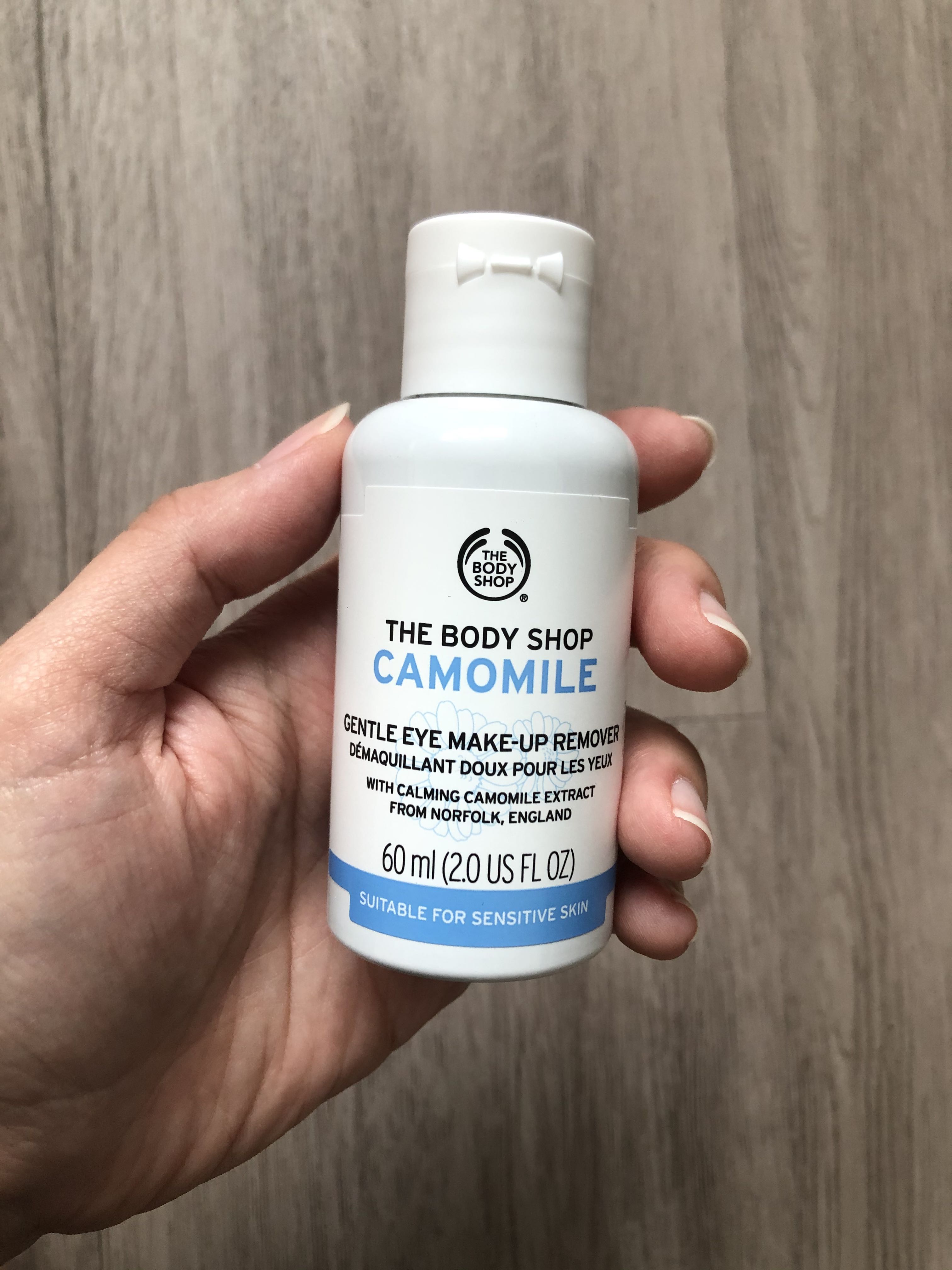 camomile makeup remover