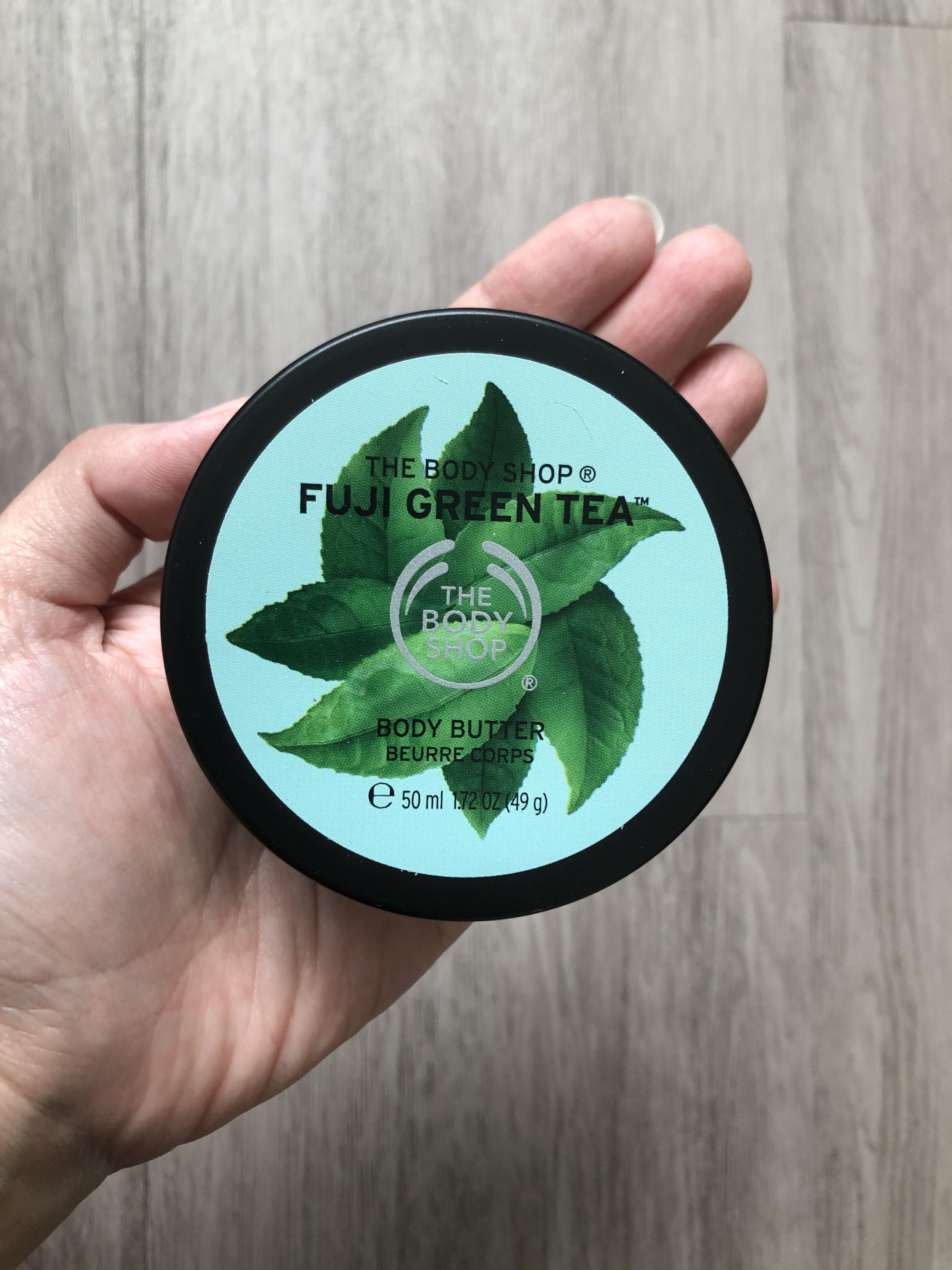 The body shop Fuji green tea body butter 50ml, Beauty & Personal Care