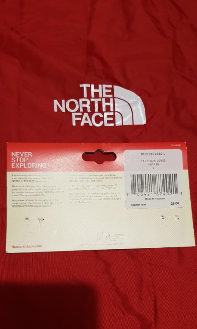 The north face outlet pack rain cover