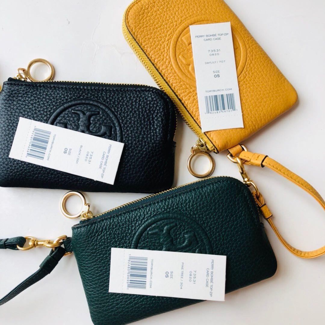 Tory burch perry sale color block zip wristlet