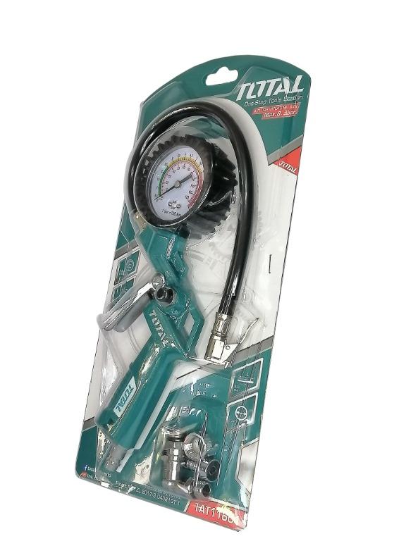 TOTAL Air Inflating Gun with Gauge (TAT11601), Commercial & Industrial ...