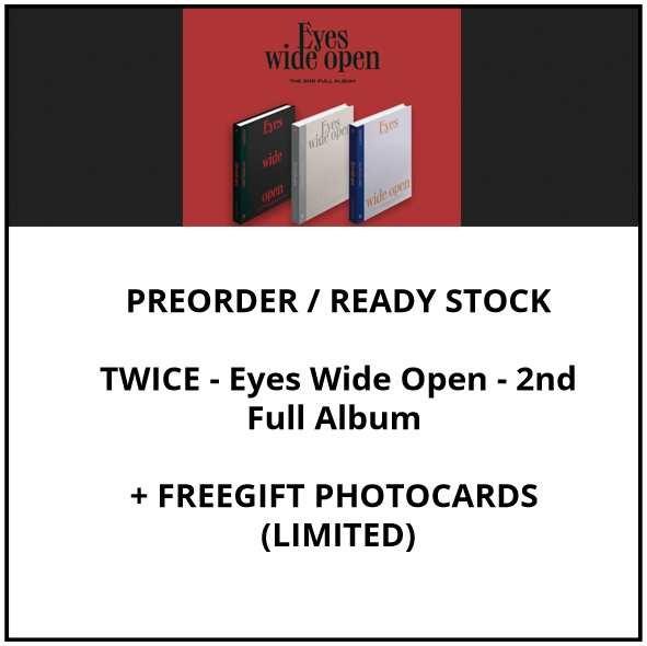 Twice Eyes Wide Open 2nd Full Album Versions Story Ver Style Ver Retro Ver Album Preorder Ready Stock Free Gift Photocards K Wave On Carousell