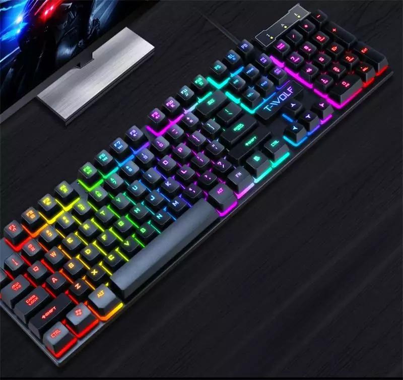 T-WOLF TF200 GAMING KEYBOARD MOUSE. TWOLF TF200 USB Wired Gaming