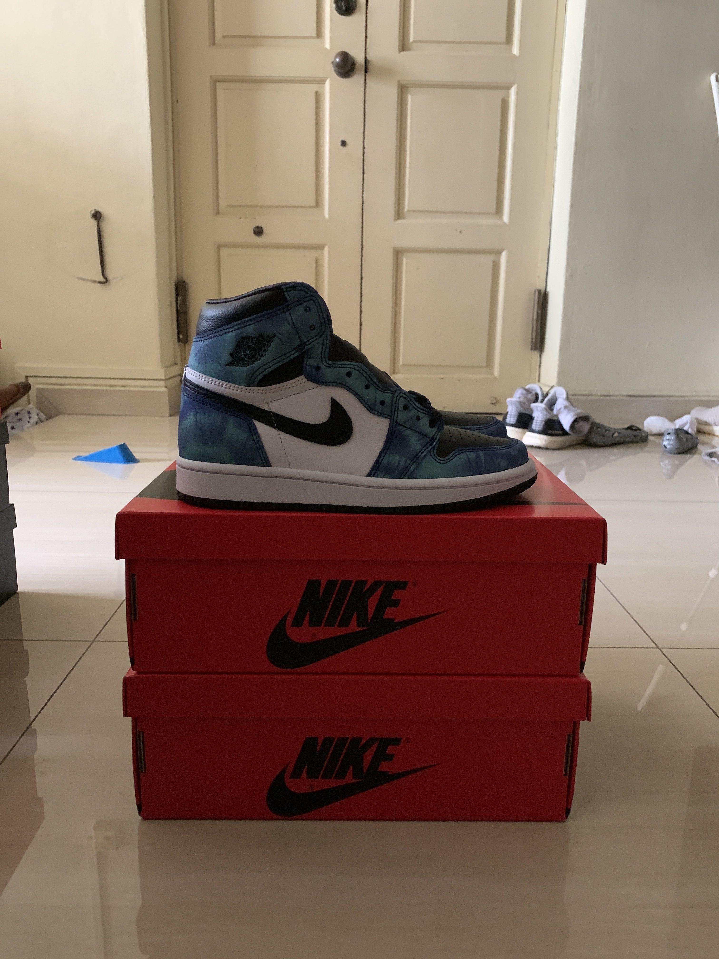 jordan 1 tie dye box