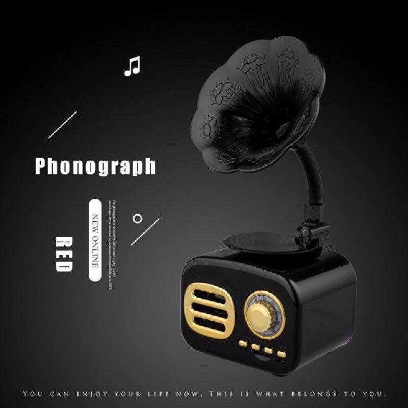 Vintage Retro Phonograph Gramophone Bluetooth Speakers (Category: Soundbars, Speakers & Amplifiers) located in Manila. Submitted by sheee.sells (Listing ID 1040122950, Image 3). Description: PLEASE READ FIRST BEFORE ASKING. If your question is not tolerated, it means that you did not read the description. Thank you. • 🌸 PREORDER - 2 weeks maximum 🌸 Rechargeable 🌸 Portable 🌸 Has SD card port 🌸 Full range audio 🌸 Measurements: 98mm*100mm*210m
