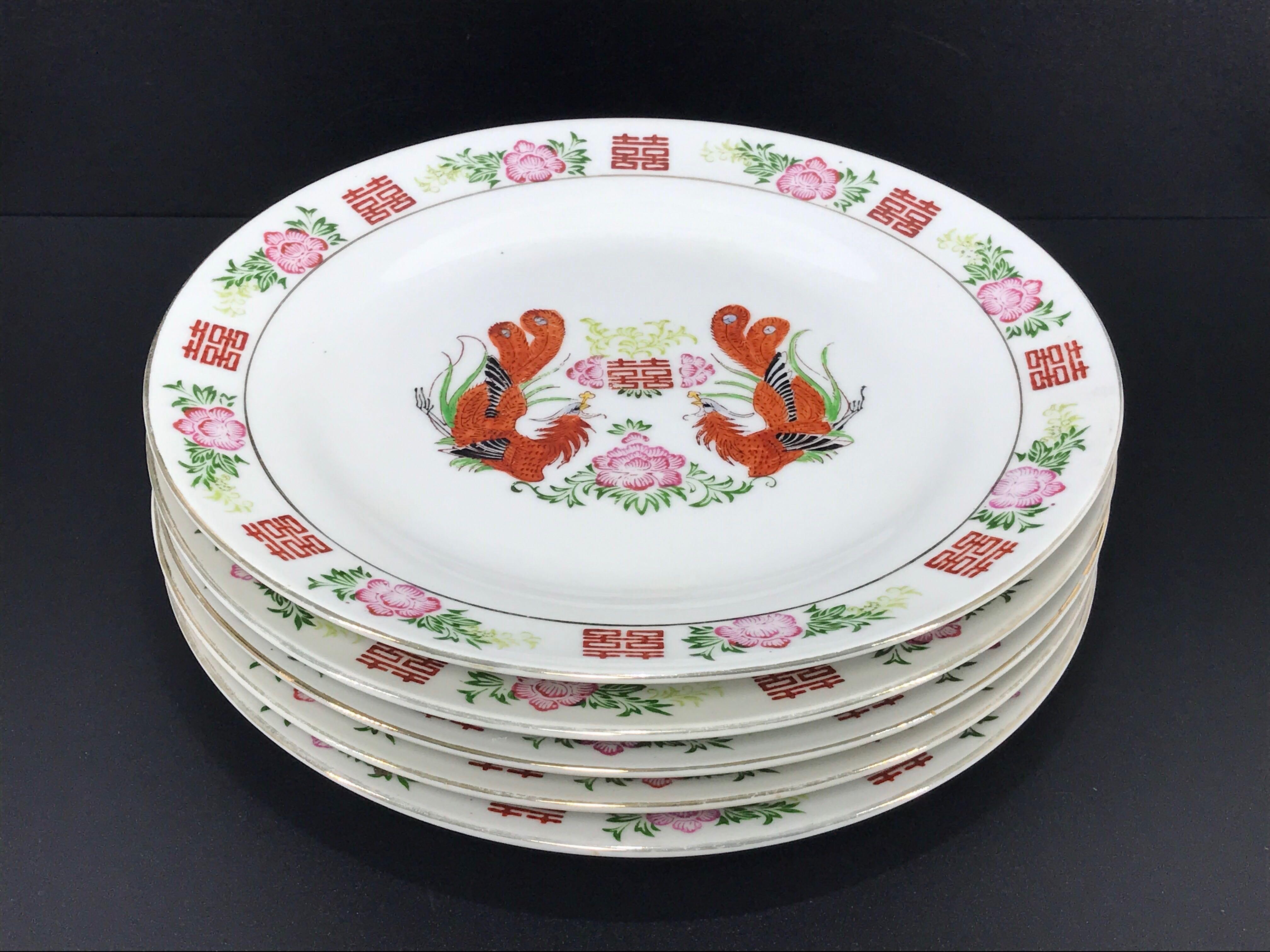 Vintage Serving Plates Made in China, Furniture & Home Living