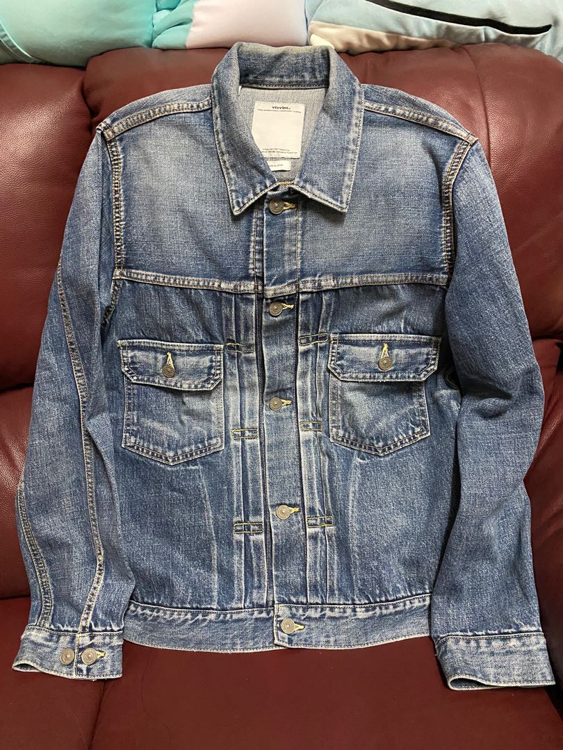 Visvim SS 101 Jkt Damaged Denim Jacket 12AW, 男裝, 外套及戶外衣服