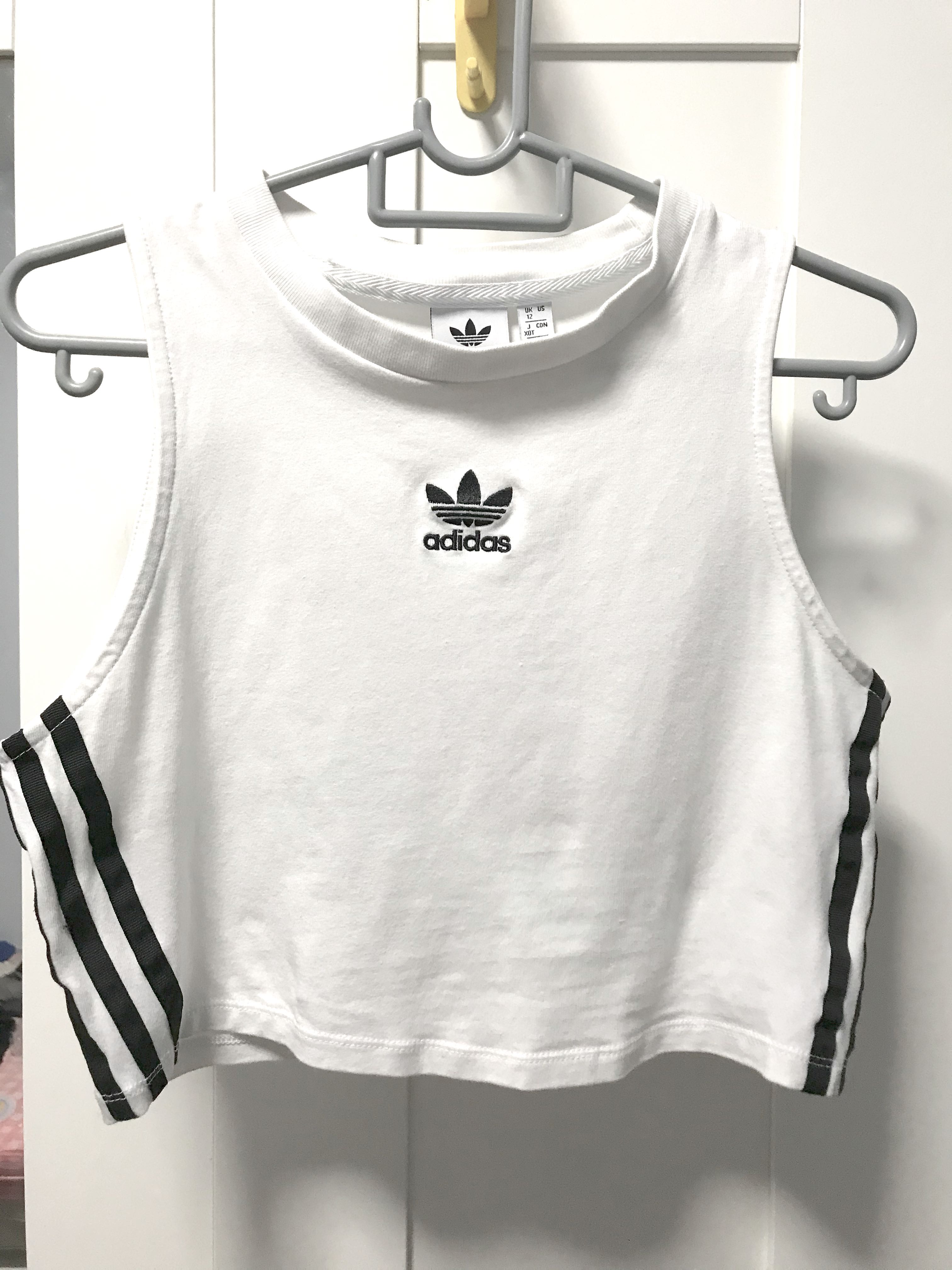 adidas pants and crop top