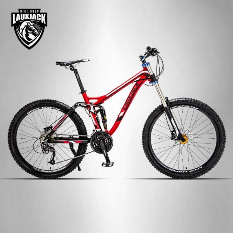 Lauxjack full suspension mountain bike new arrivals