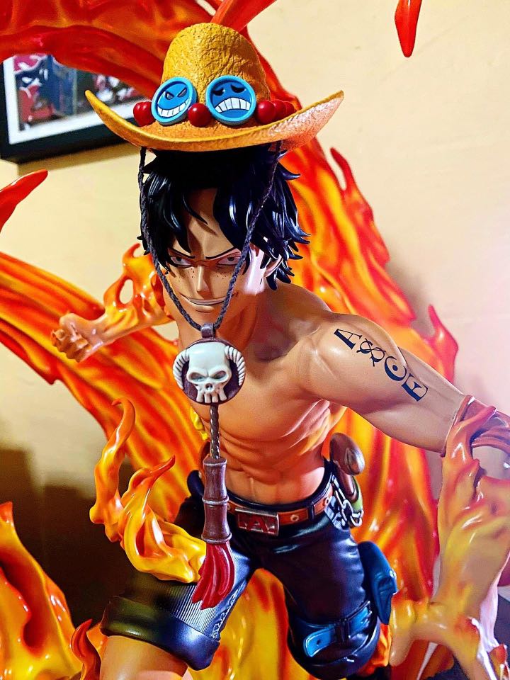 One Piece Statue (LB Studios Ace), Hobbies & Toys, Toys & Games on ...