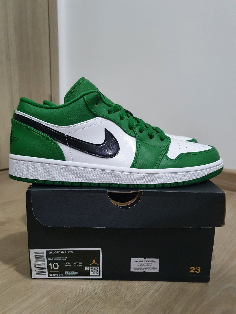 jordan pine green low