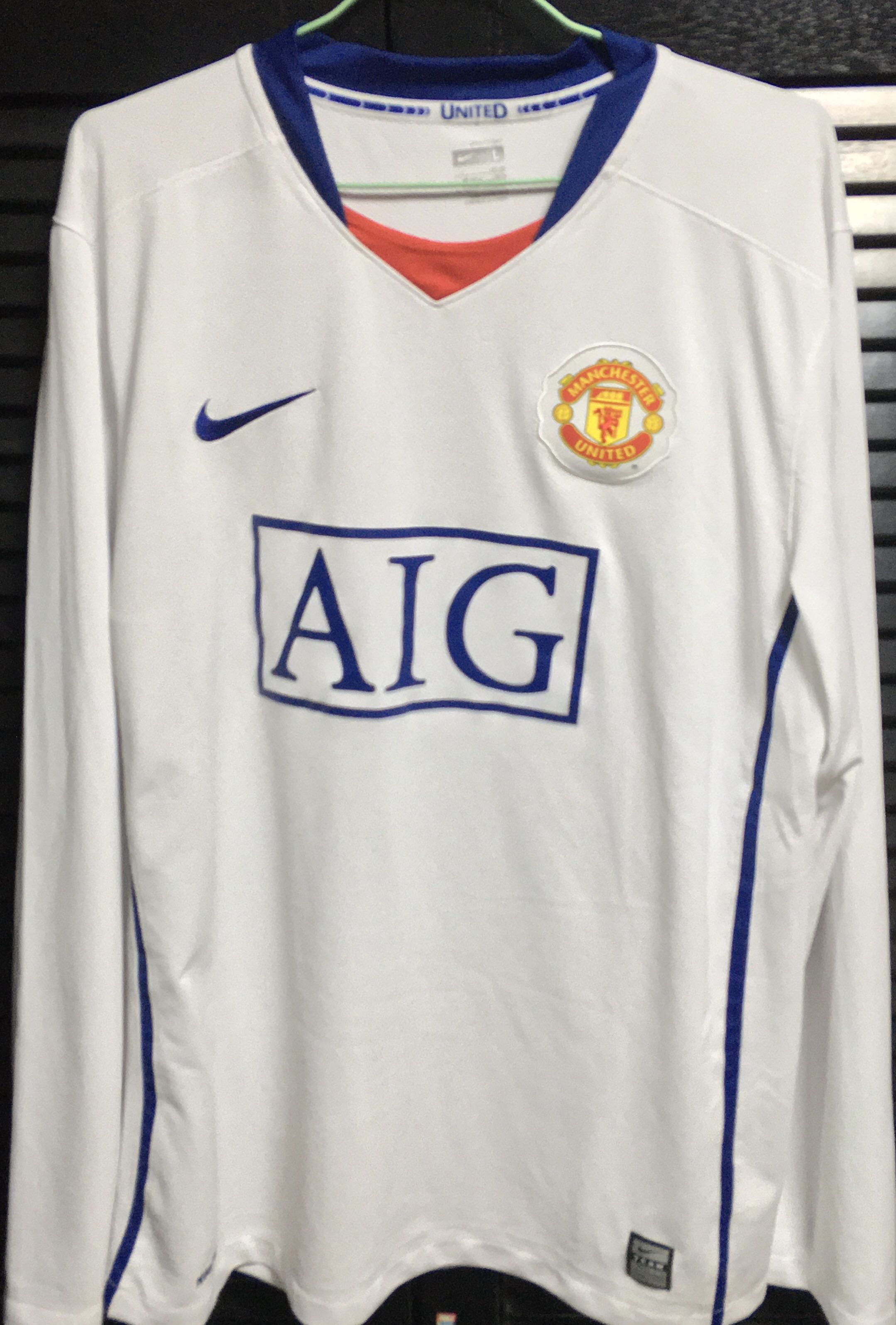 Manchester United Home 2008-2009 Ronaldo UCL BNWT, Men's Fashion,  Activewear on Carousell