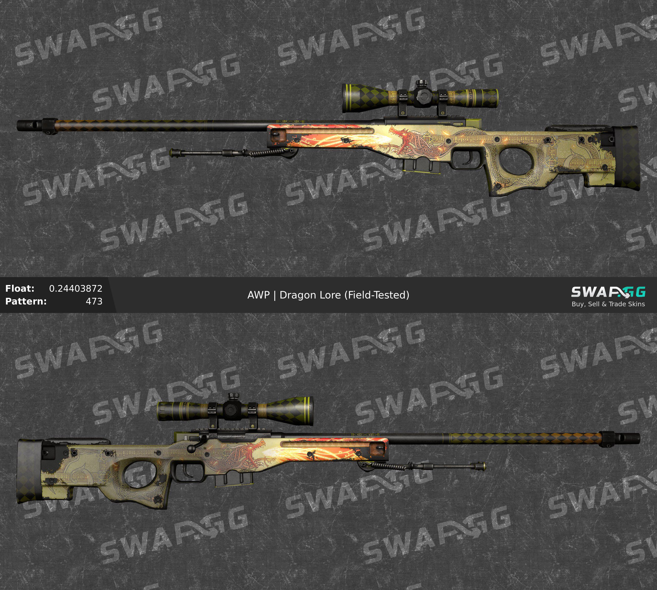 Awp Dragon Lore Ft Video Gaming Gaming Accessories Game Gift Cards Accounts On Carousell - dragon lore roblox
