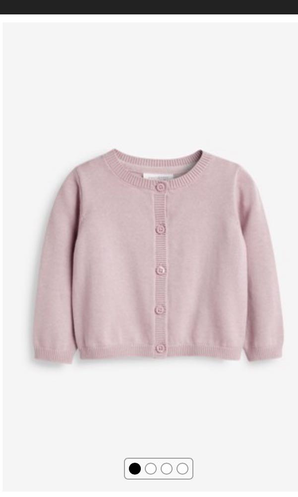 girls lilac cardigan