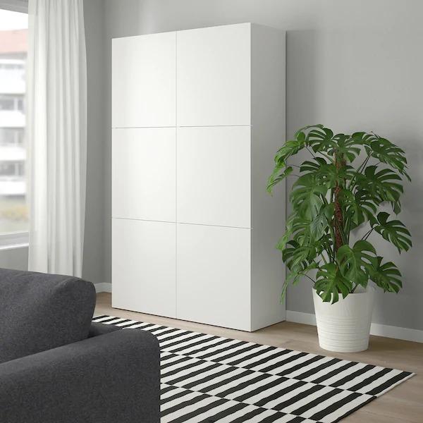 Besta Ikea Storage Combination With Doors Furniture Shelves Drawers On Carousell