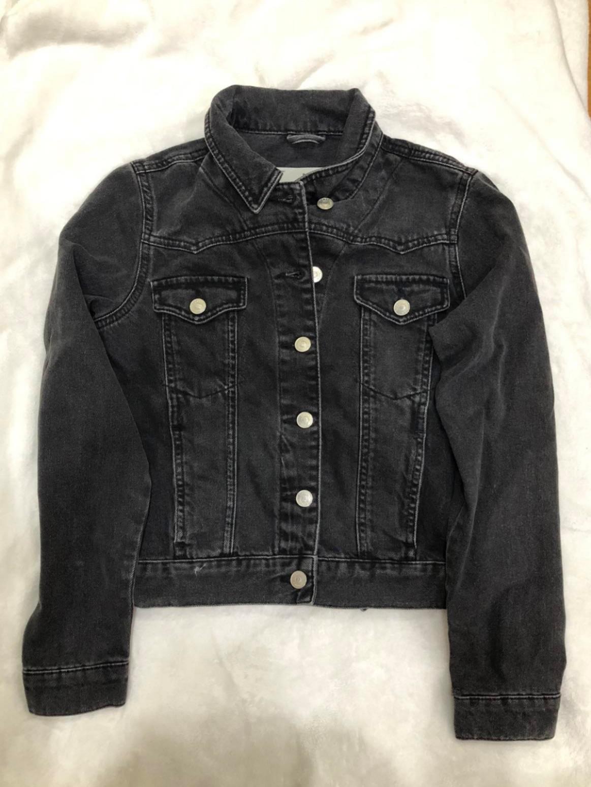 Topshop moto black new arrivals denim jacket