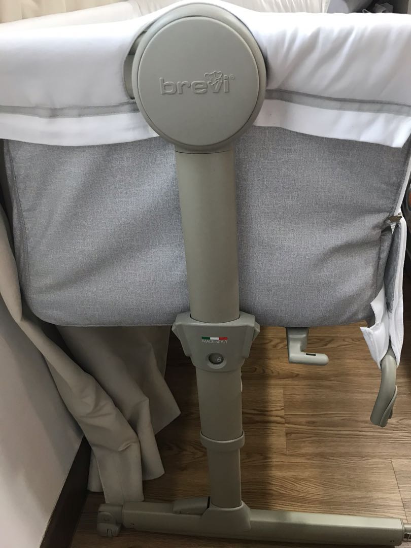 Brevi Bedside Collapsible Baby Cot, Babies & Kids, Baby Nursery & Kids