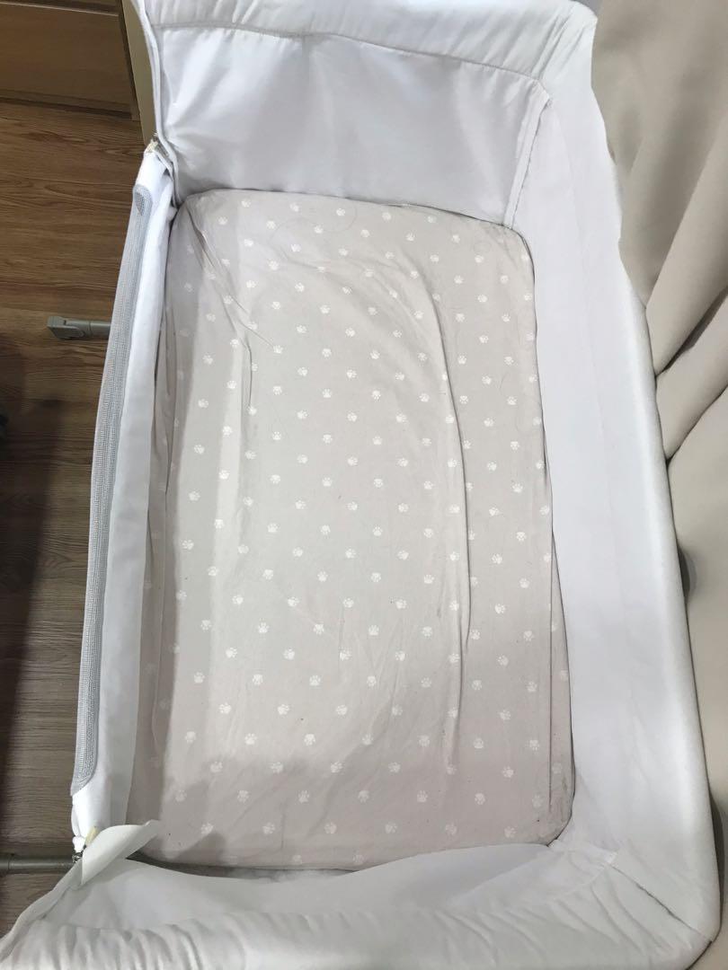 Brevi Bedside Collapsible Baby Cot, Babies & Kids, Baby Nursery & Kids