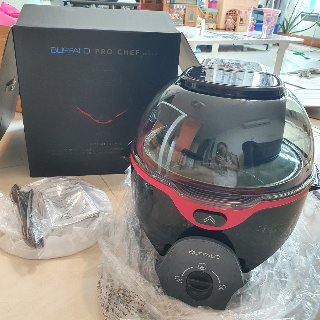 Buffalo Stainless Steel Smart Air Fryer 2.0 - Pro Chef Plus