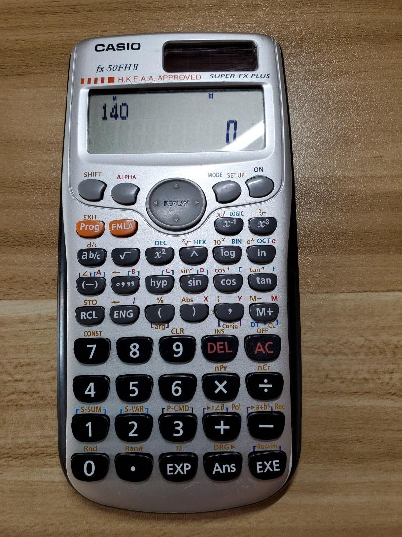 Casio 50fh ii cheap