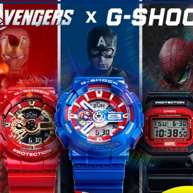 G shock best sale avengers series