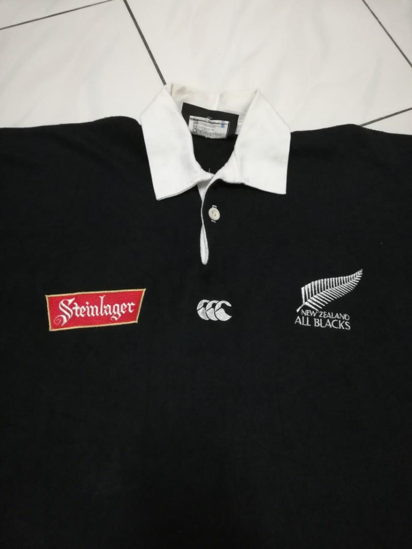 Canterbury steinlager all black jersey discount