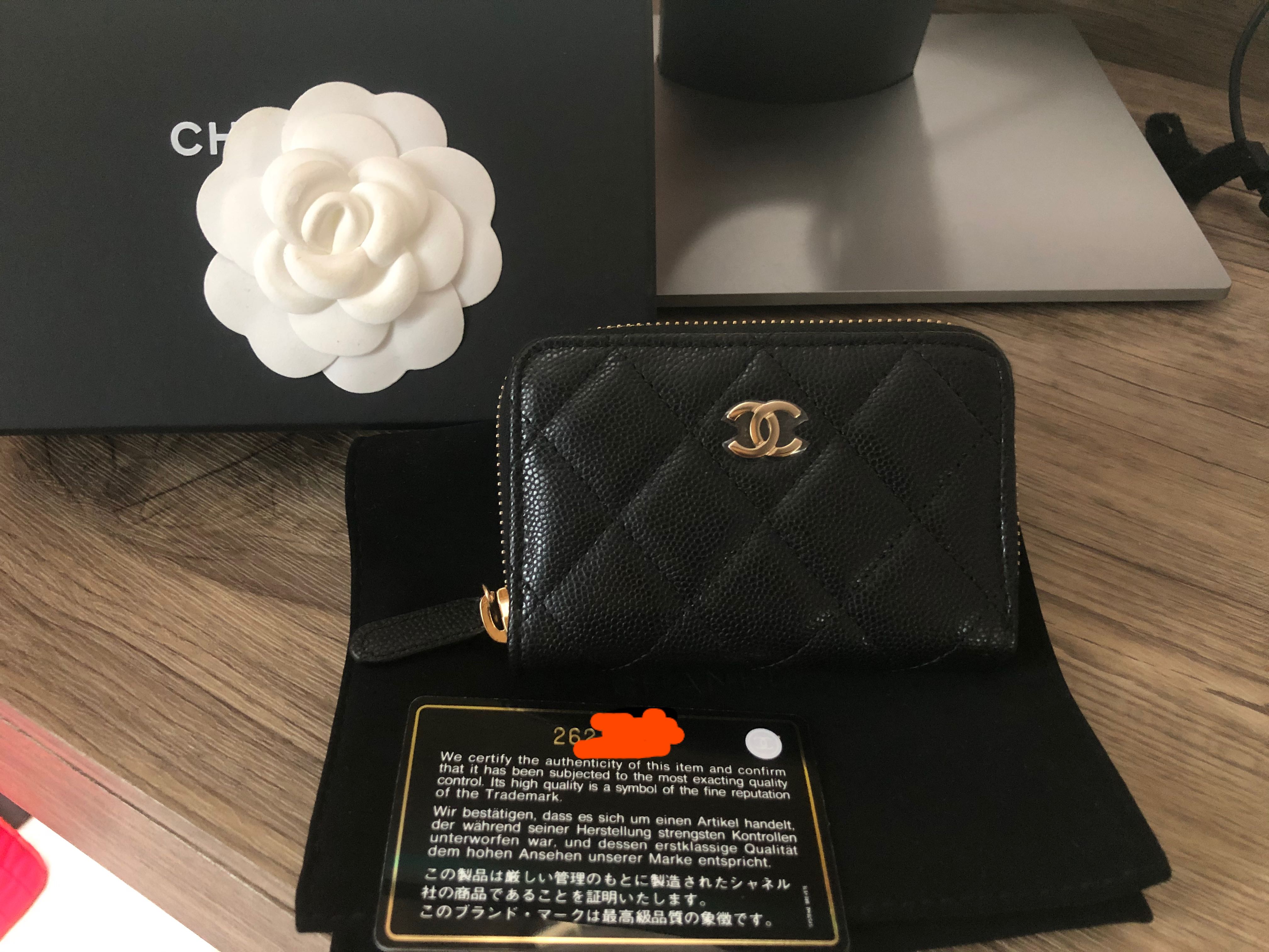 AUTHENTIC Chanel Classic Zipped Coin Purse