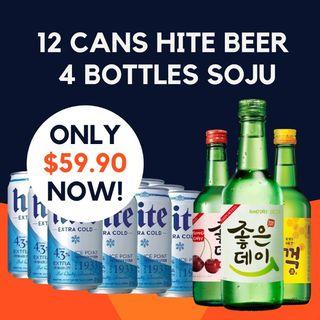 Cheapest soju in singapore, only $7.5 per bottle!