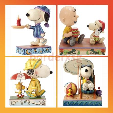 Chk Peanuts By Jim Shore Nighttime Snoopy W Candle Bedtime Beagle Figurine Charlie Brown And