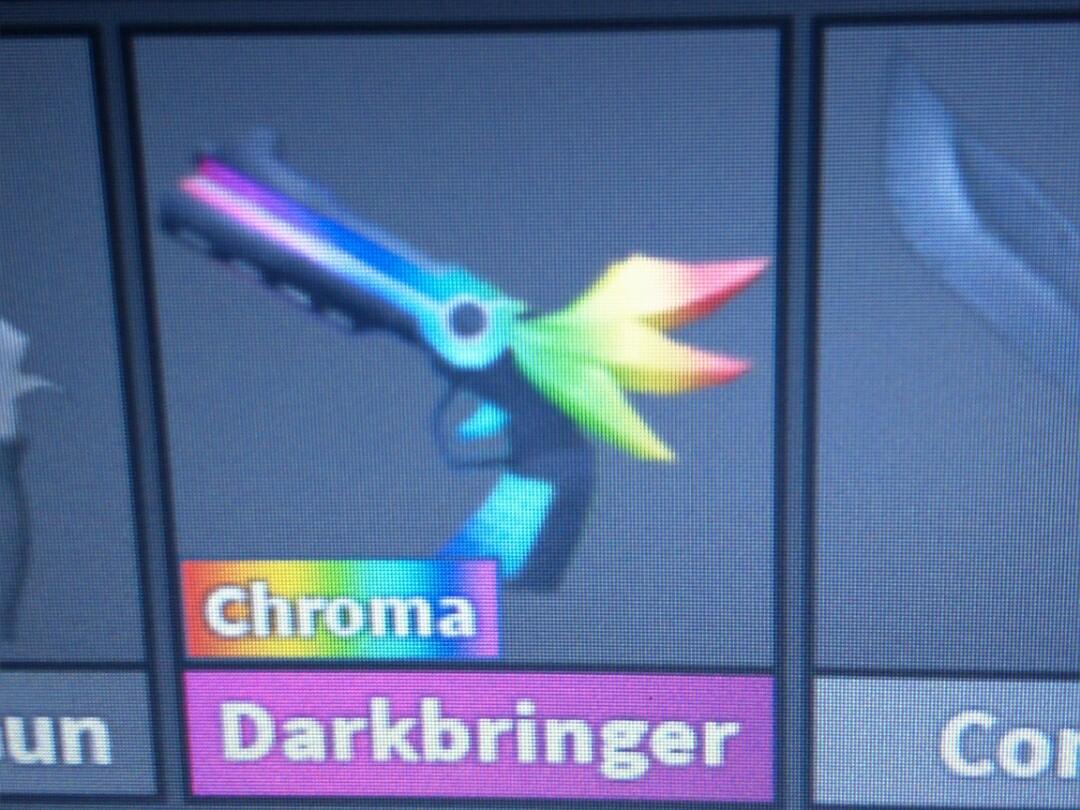 Mm2 Chroma Darkbringer Toys Games Video Gaming In Game Products On Carousell - roblox mm2 eternal cane