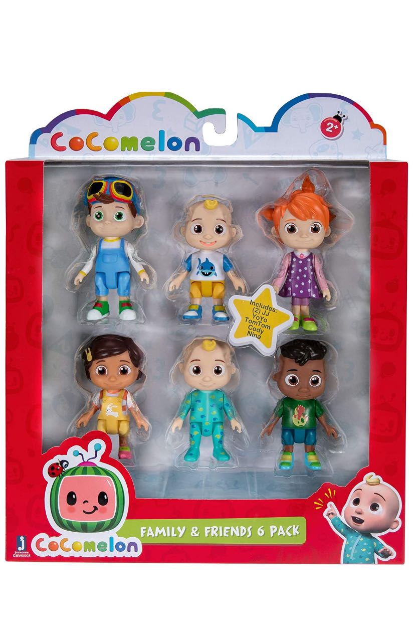 Ready Stock Cocomelon Friends Family 6 Figure Pack 3 Hobbies Toys Toys Games On Carousell