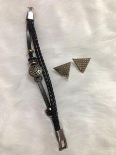 collar accessory and bracelet