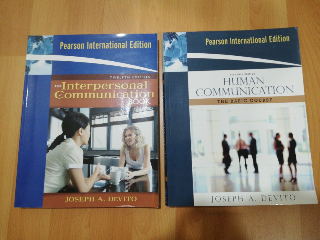 Interpersonal Communication & Human Communication - Joseph Devito ...