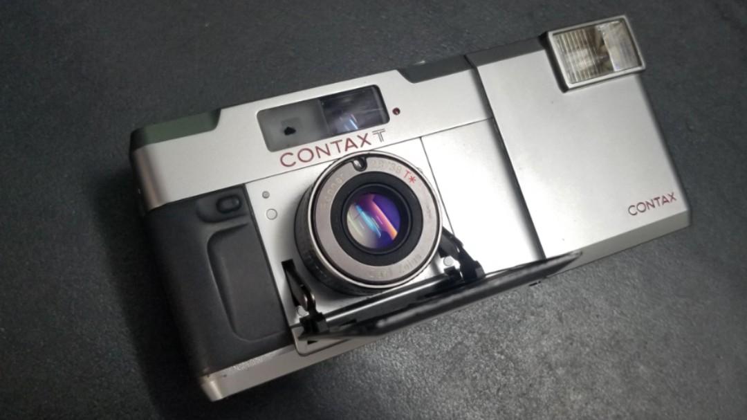 Contax T / T1 / T初代菲林旁軸機連壞閃燈, 攝影器材, 鏡頭及裝備