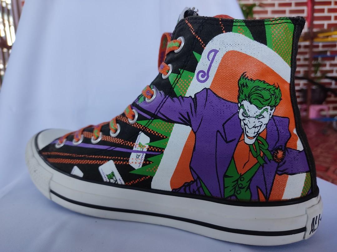 CONVERSE X BATMAN X JOKER Men s Fashion Footwear Sneakers on