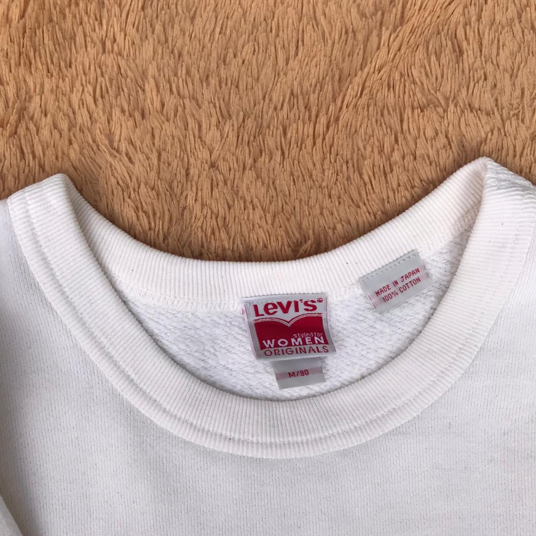 Crewneck Levis, Fesyen Wanita, Pakaian 