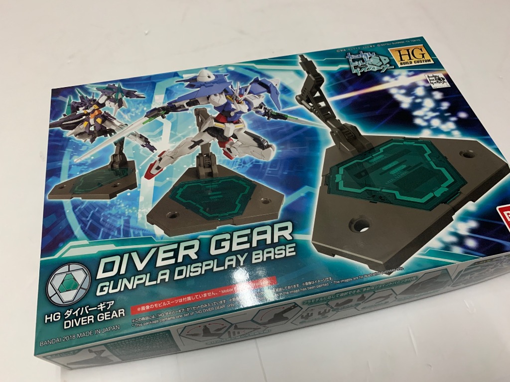 DIVER GEAR gunpla display base, Hobbies & Toys, Toys & Games on Carousell