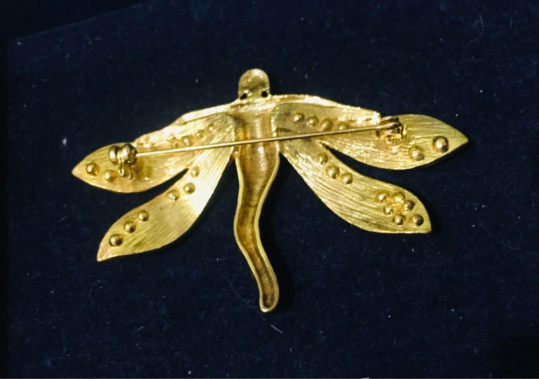 Vintage dragonfly pin cheap