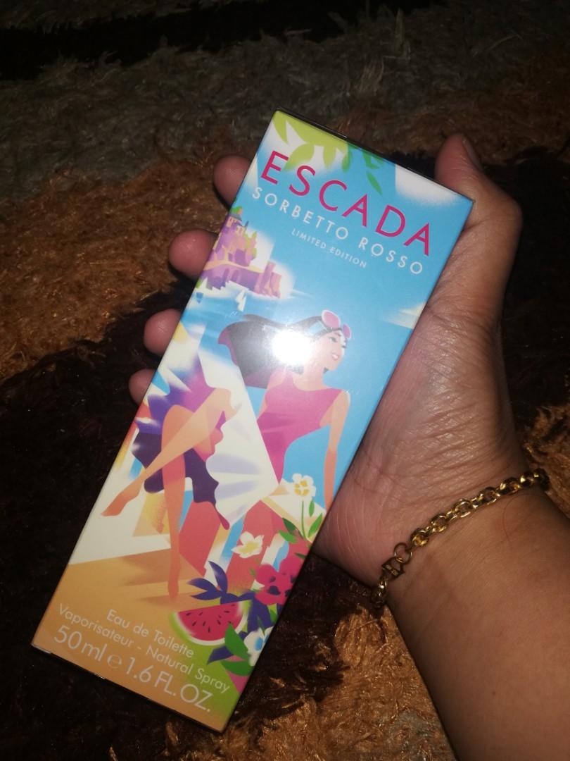 Escada sorbetto sale rosso edt
