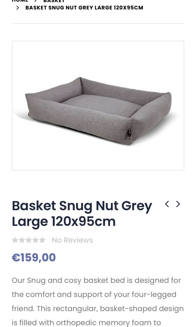 helix durable bolster rectangular dog bed