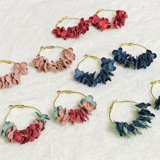 Floral Loop Earrings