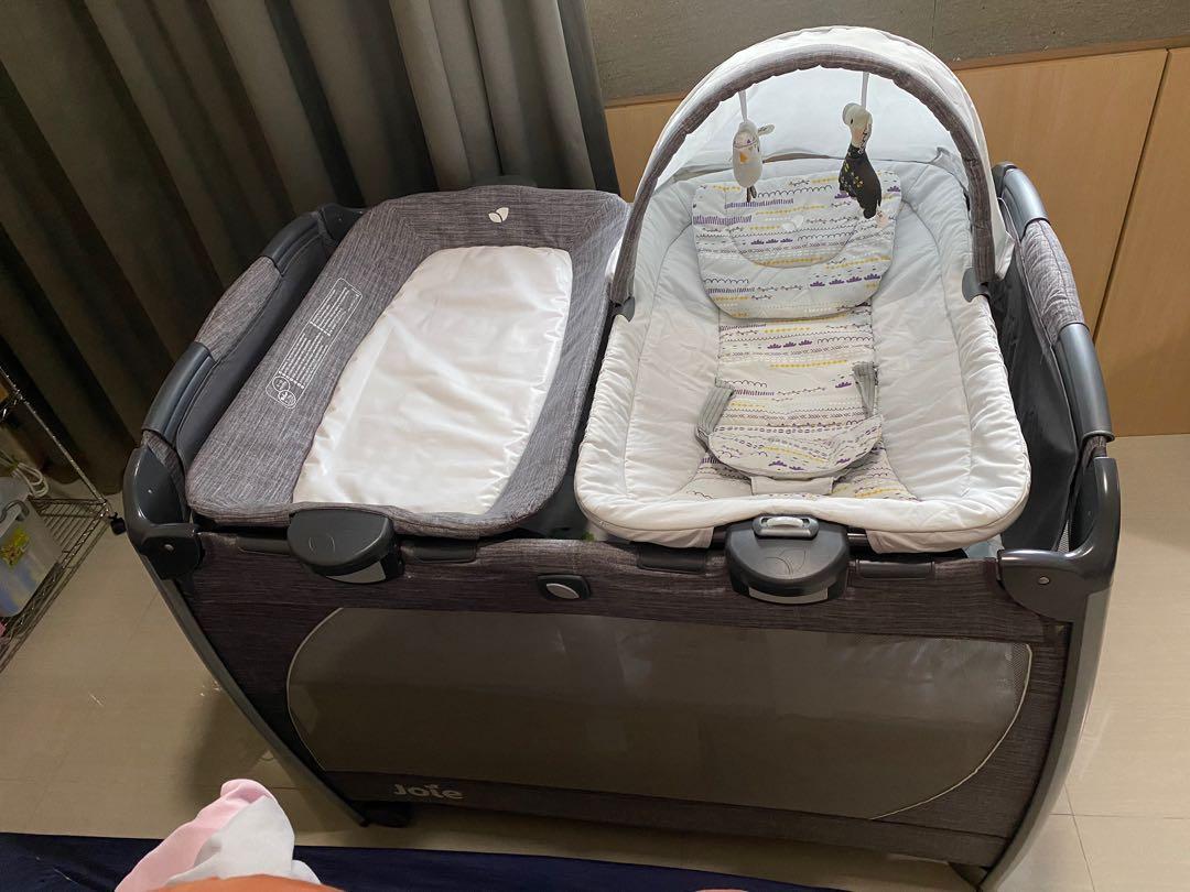 Joie excursion change and rock travel cot top