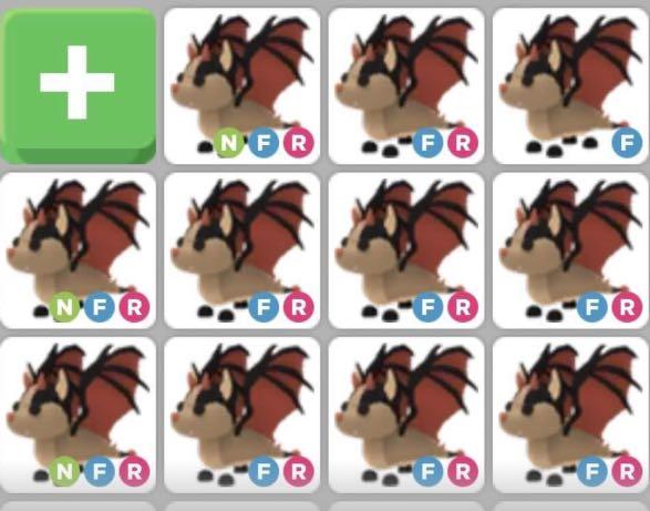 Fr Bat Dragon X1 Adopt Me Roblox Mnfr Mega Neon Fly Ride Nfr Bat Dragon Toys Games Video Gaming In Game Products On Carousell - pet fly ride neon bat dragon adopt me roblox in game