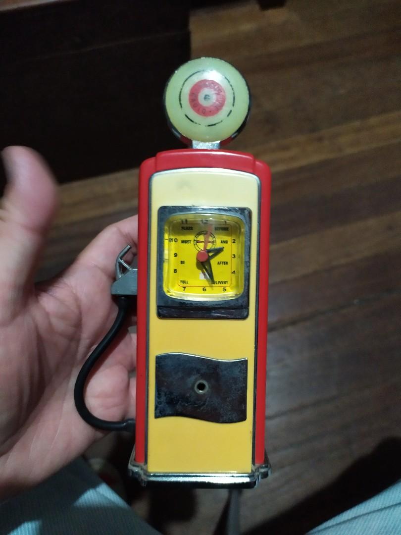 Gasoline pump clock mini working (Category: Clocks) located in Quezon City. Submitted by toys_r_here (Listing ID 1040442205, Image 2). Description: Gasoline pump clock mini working isue tangal isang spring. working nman As is What u see is what u get Meet or ship pwed Qc area near quezon ave. Pm me for questions n discount.