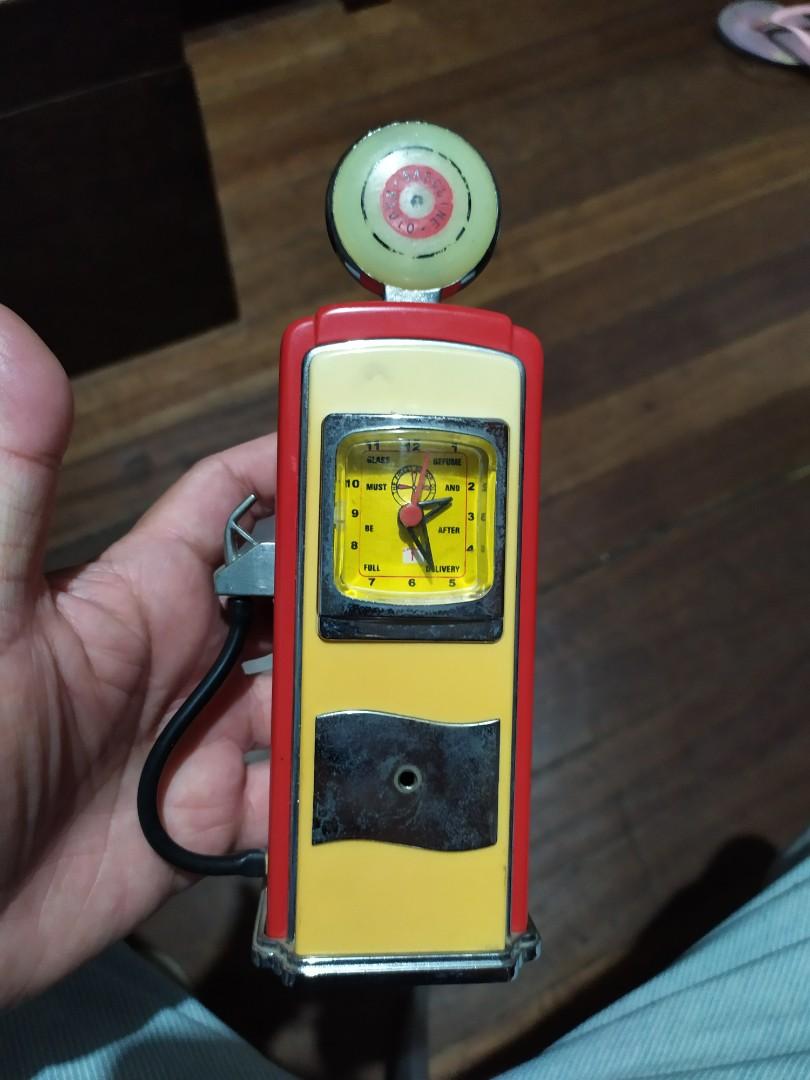 Gasoline pump clock mini working (Category: Clocks) located in Quezon City. Submitted by toys_r_here (Listing ID 1040442205, Image 1). Description: Gasoline pump clock mini working isue tangal isang spring. working nman As is What u see is what u get Meet or ship pwed Qc area near quezon ave. Pm me for questions n discount.