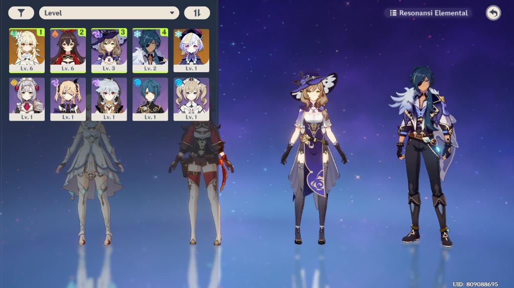 Genshin Impact Qiqi Fieschl Razor Barbara Video Game Konsol Di Carousell