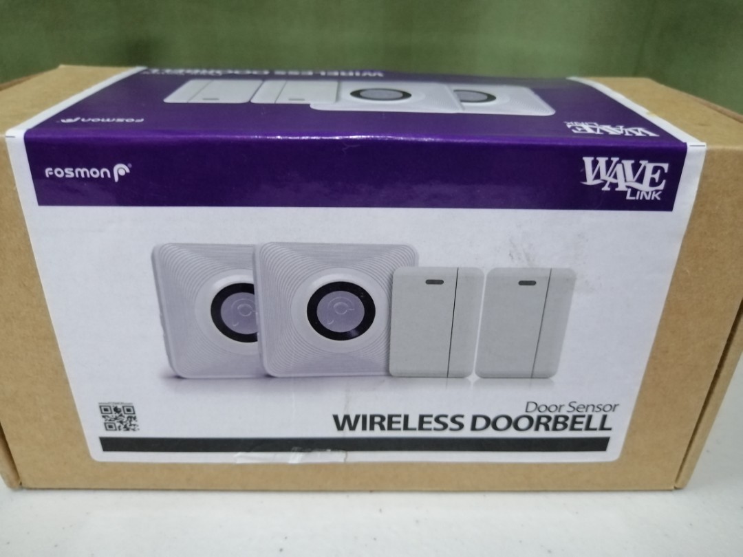 Genuine FOSMON Wavelink Wireless Door Doorbell Open Chime Alarm