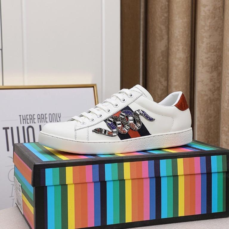 Ace embroidered sneaker snake discount