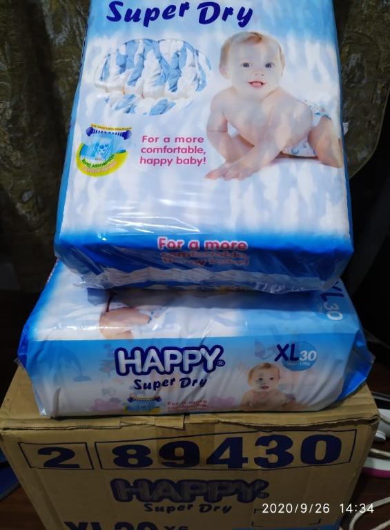happy super dry diaper